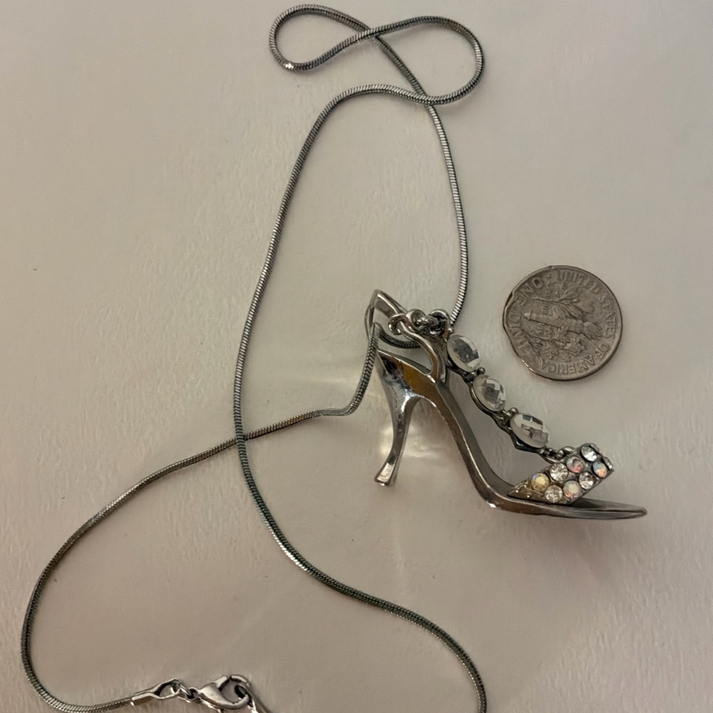 High Heel Pendant Necklace